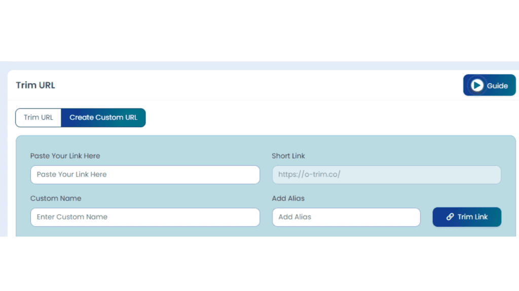 O-Trim Dashboard