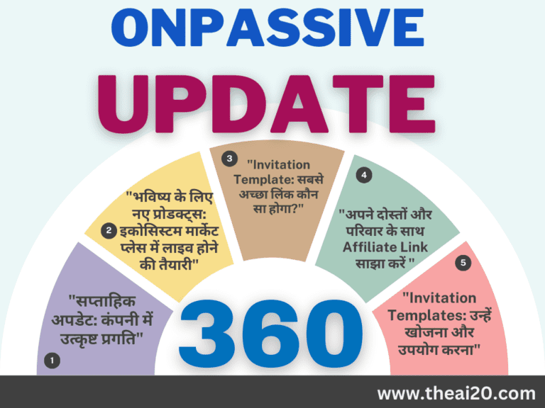 ONPASSIVE 360 UPDATE
